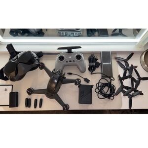 DJI FPV Drone Controller in Gray and Black